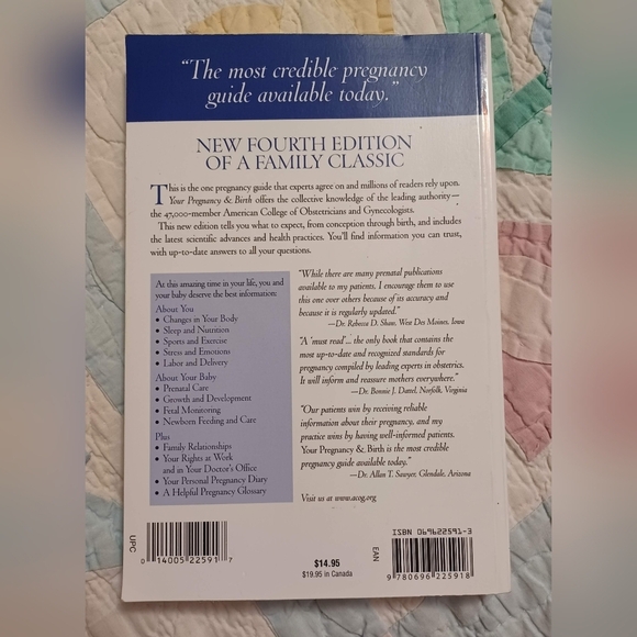 🍒 Your Pregnancy & Birth Paperback Book - Picture 2 of 3
